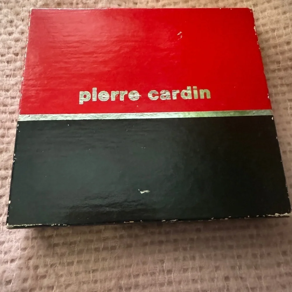 Never used Vintage Pierre Cardin Black Key and Card Holder